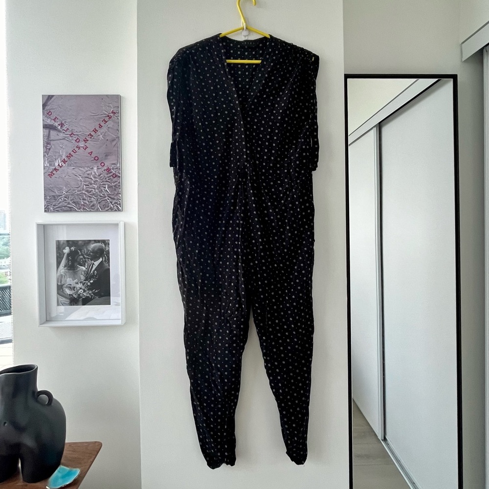 HATCH Twilight Jumpsuit - Black Batik Floral - Picture 3 of 6